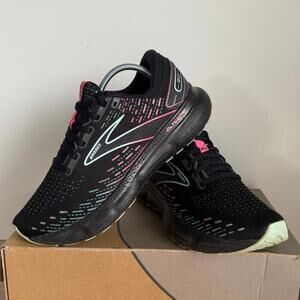 Brooks Glycerin 20 Black/Pink/Teal Women Running Sneakers - SZ 9